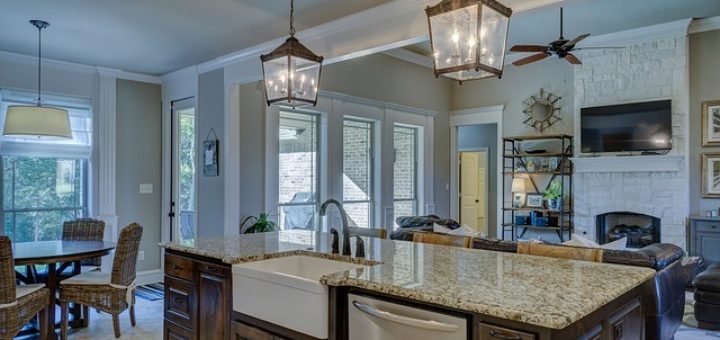 luxury kitchen set