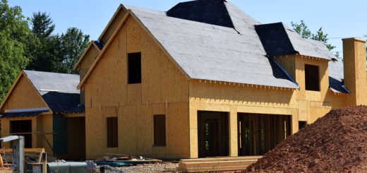 yellow house building