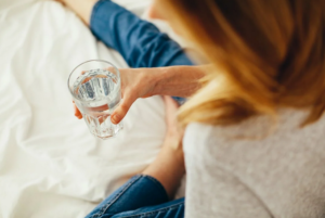 drinking water